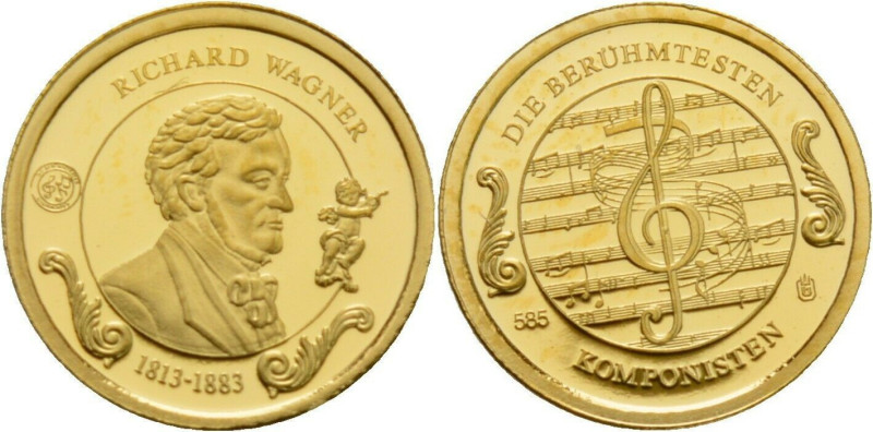Medal AV
Wagner, Gold 585/1000
11 mm, 0,50 g
