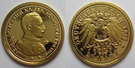 Gold Copy of 20 Mark, Gold 585/1000
0,80 g