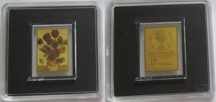 1/500 Oz, Van Gogh, Gold 999/1000