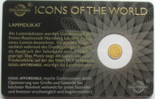 Lammdukat, 1/200 Oz, Gold 999/1000
