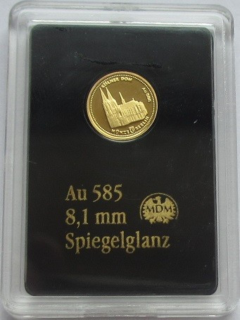 Germany, Gold 585/1000
8 mm, 0,28 g