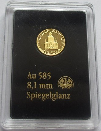 Germany, Gold 585/1000
8 mm, 0,28 g