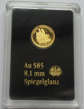 Germany, Gold 585/1000
8 mm, 0,28 g