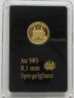 Germany, Gold 585/1000
8 mm, 0,28 g