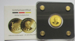 1/500 Oz, Germany, 30 Jahre Mauerfall, Gold 999/1000, M. Gorbatschow