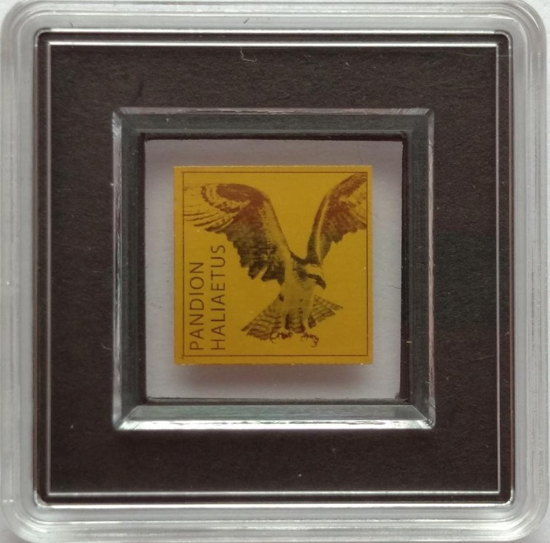 1/500 OZ, Gold 999/1000, 3000 Francs CFA, Tchad, Eagle, Pandion Haliaetus