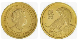1/20 Oz
5 Dollars, Australia, 2022, Lion