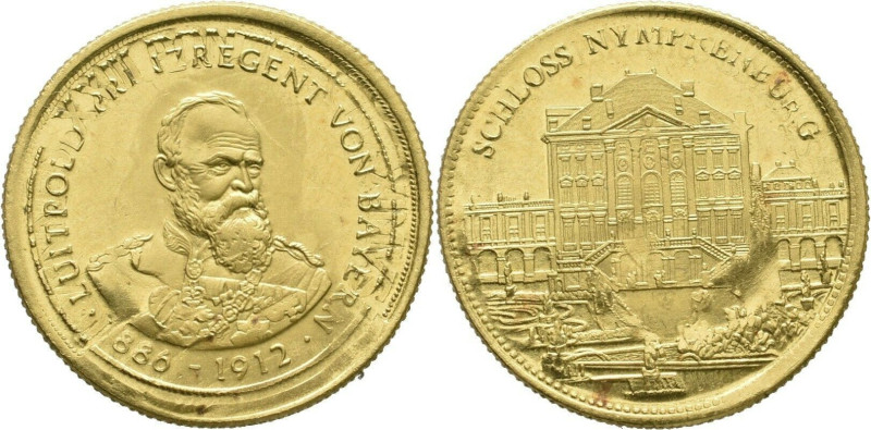 Gold Medal, München, Bayern, Luitpold Prinzregent von Bayern (1886-1912), Schlos...