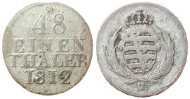 1/48 Thaler AR
Saxonia, 1812, Friedrich August I (1806-1827)