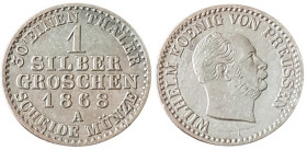 1 Silber Groschen AR
1868 A