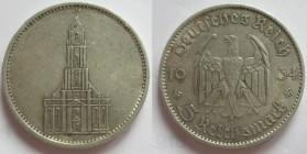 5 Mark AR
Garnisonkirche, 1934
13,90 g