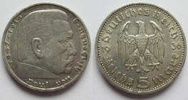 5 Mark AR
Hindenburg, 1936 A
13,90 g