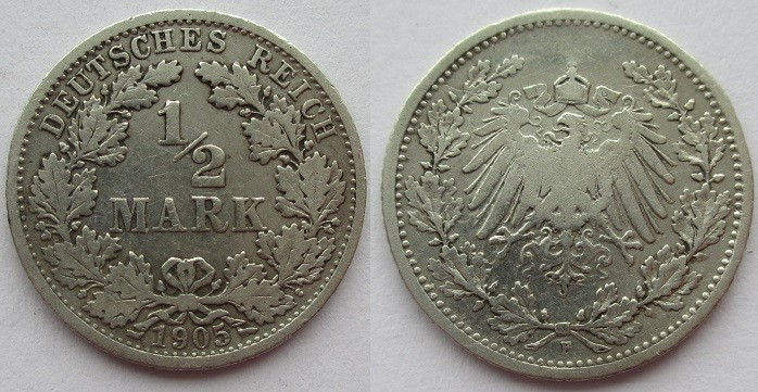 ½ Mark AR 1905