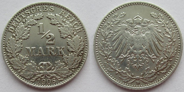½ Mark AR 1906