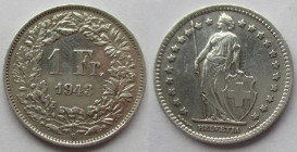 1 Frank AR
Switzerland, 1943