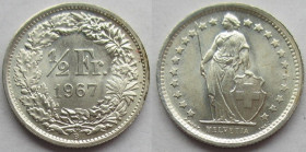 1/2 Frank AR
Switzerland, 1967