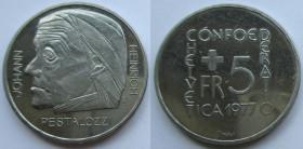 5 Frank
Pestalozzi, 1977