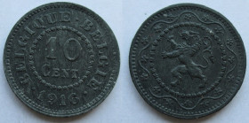 10 Cent Zn
Belgium 1916