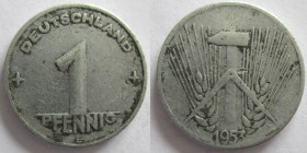1 Pfennig
DDR, 1953