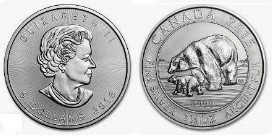 1,5 Oz AR
8 Dollars, Canada, 2015
31,10 g