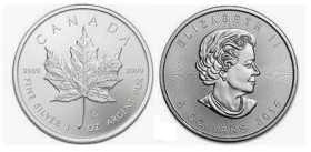 1 Oz AR
Canada Maple Leaf 2015
31,10 g