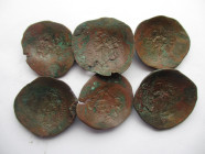 6 Byzantine Coins