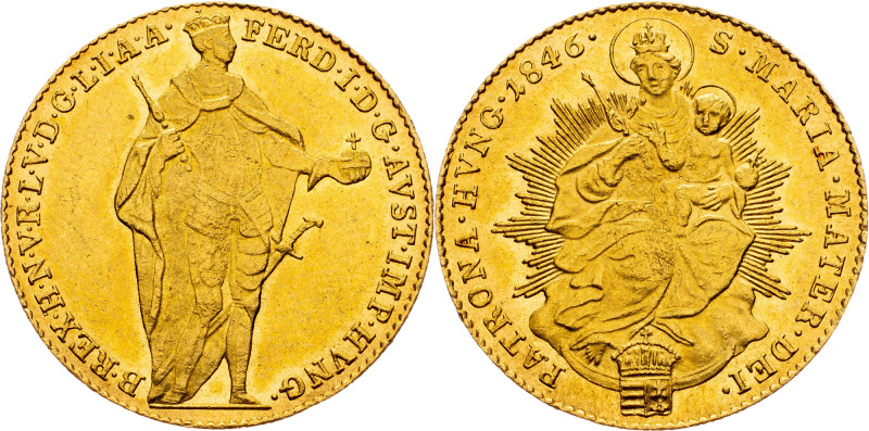 Ferdinand V., 1 Dukat 1846, Kremnitz Ferdinand V., 1 Dukat 1846, Kremnitz, 3,483...