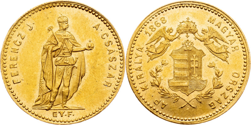 Franz Joseph I., 1 Dukat 1868, GYF Franz Joseph I., 1 Dukat 1868, GYF, 3,49 g, A...