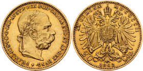 Franz Joseph I., 20 Krone 1902, Vienna