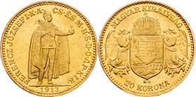 Franz Joseph I., 20 Korona 1913, KB, Kremnitz