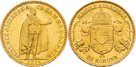 Franz Joseph I., 20 Korona 1914, KB, Kremnitz
