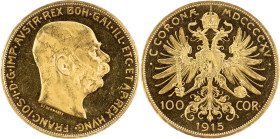 Franz Joseph I., 100 Krone 1915, Vienna
