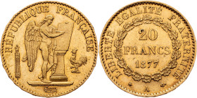 Third Republic, 20 Francs 1877, A, Paris