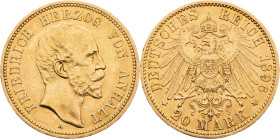 Anhalt-Dessau, Frederick I., 20 Mark 1896, A