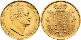 William IV., 1/2 Sovereign 1834
