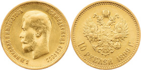 Nicholas II., 10 Roubles 1899, АГ