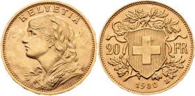 Federal State, 20 Francs 1930, B, Bern