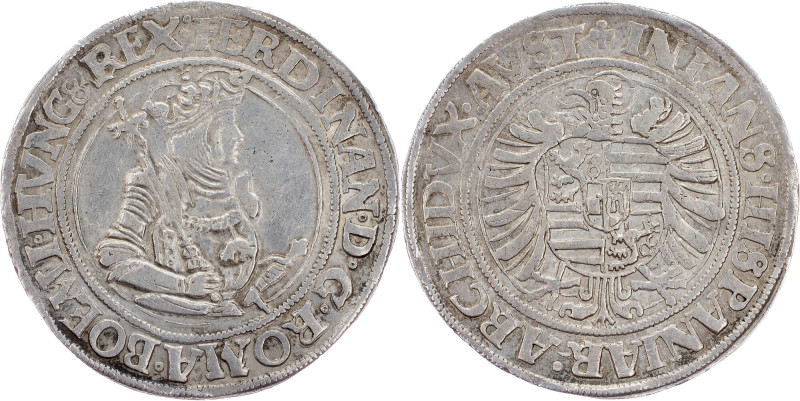 Ferdinand I., 1 Thaler 1521-1564, Joachimsthal Ferdinand I., 1 Thaler 1521-1564,...