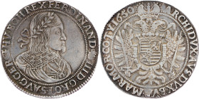 Ferdinand III., 1 Thaler 1650, KB, Kremnitz