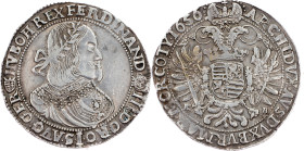 Ferdinand III., 1 Thaler 1656, KB, Kremnitz