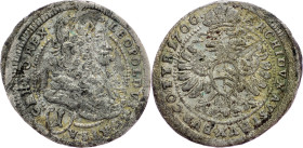 Leopold I., 1 Kreuzer 1700, Vienna