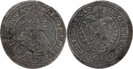 Leopold I., 3 Kreuzer 1702, GE, Prague