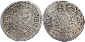 Leopold I., 3 Kreuzer 1695, NB/PO, Nagybanya