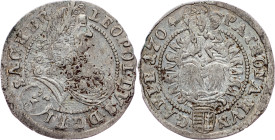 Leopold I., 3 Kreuzer 1704, Nagybanya