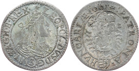 Leopold I., 3 Kreuzer 1661, KB, Kremnitz