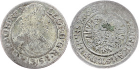 Leopold I., 3 Kreuzer 1665, SH, Breslau