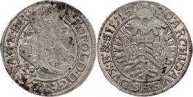 Leopold I., 3 Kreuzer 1670, SHS, Breslau