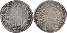 Leopold I., 15 Kreuzer 1660, Vienna
