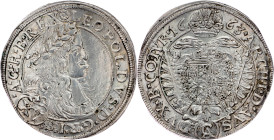 Leopold I., 15 Kreuzer 1663, Vienna