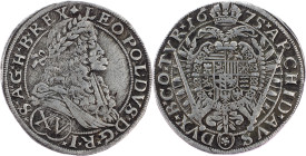 Leopold I., 15 Kreuzer 1675, Vienna